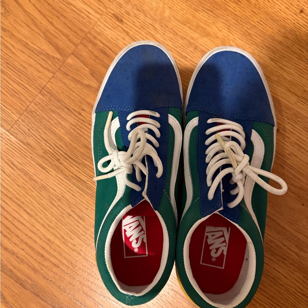 Vans Kids Sneakers in Blue and Green